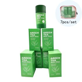 Sefralls Seven Pack Set Green Tea Mud Mask Stick Moisturizing Oil Controlling Reducing Blackheads Tea Mud Mask Stick