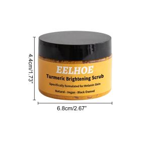 EELHOE Turmeric Body Scrub Cleansing Exfoliating Melanin Whitening Moisturizing Skin Scrub