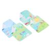 4 Pieces Microfiber Cartoon Glasses Cleaning Cloth Eyeglass Wiping Cloth Mobile Computer Screen Cleaning Cloth,Random Landscape