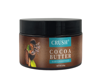 CRUSH Cocoa Butter Body Cream with Vitamin E, SMOOTHING BODY BUTTER, 250g