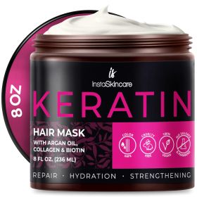 Keratin Hair Mask Deep Conditioner for Dry Damaged Hair Hair Treatment Mask for Hair Repair & Beauty Keratin Hair Masque 8 oz