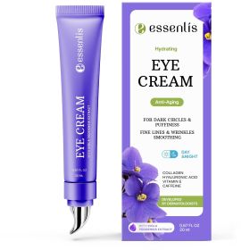 Eye Cream for Dark Circles and Puffiness Day & Night Collagen Hydrating Caffeine Eye Cream for Wrinkles Anti Aging Effect Bags Under Eyes Treatment fo