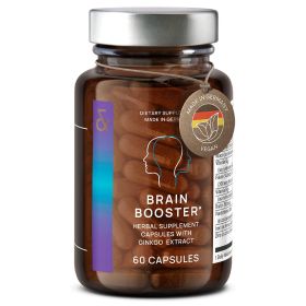 NÂ°4 Brain Booster Nootropics Brain Support Supplement for Memory & Focus Lions Mane Bacopa Monnieri Ginkgo Brain Vitamins & Memory Pills 60 Capsules