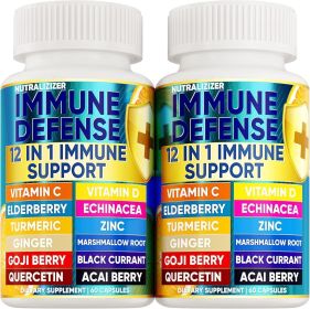 Immune Defense Support Blend with Echinacea Elderberry 120 Caps