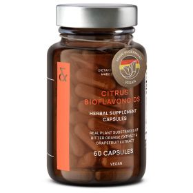 Citrus Bioflavonoids Vegan Flavonoids Supplements Made from Bitter Orange and Grapefruit Extract Antioxidant & Immune Support 60 Capsules Made in Germ