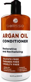 Argan Oil Conditioner Sulfate Free with No Parabens Moroccan Botanicals for Women and Men Professional Moisturizing Anti Frizz Hydrating Solution for