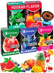 Shisha Hookah fruitage set Shisha Flavors 100 Gram Set fruitage Flavor Hookah Tobacco Nicotine Free Hookah Shisha