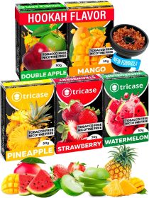 Shisha Hookah Flavors Fruit Shisha 3.5 ounce 100 Gram Fruit Flavor Herbal Hookah Tobacco Nicotine Free Hookah Shisha