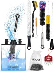 Cleaning Kit with Brushes Stainless Steel Cleaning Beads Premium Accessories for a Cleaning