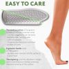 White Foot Rasp and Double Sided Callus Remover for Feet. Set of Stainless Steel Foot File and Additional Callus Scraper. Professional Pedicure Foot F