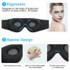 Sleeping Mask 3D Eye Mask HeadSet Headband Soft Elastic Comfortable Wireless Music Headset Eye Mask With Mic For Side Sleepers