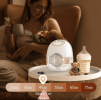 PSV3  wearable electric breast pump for 150min without PVC massage / lactation / frequency conversion / automatic 12 functions 320mmHg without BPA