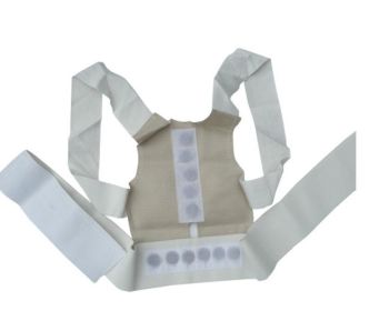 Magnetic Therapy Belt Posture Corrector (Option: 1-Blanco-XL)